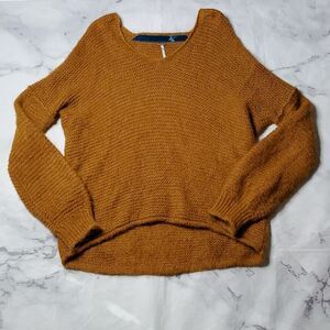 Free People All Mine Alpaca Blend V-Neck Sweater